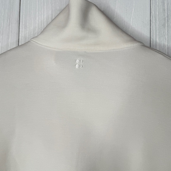 Sweaty Betty Sand Wash Funnel Neck Half Zip Sweatshirt - Picture 7 of 8